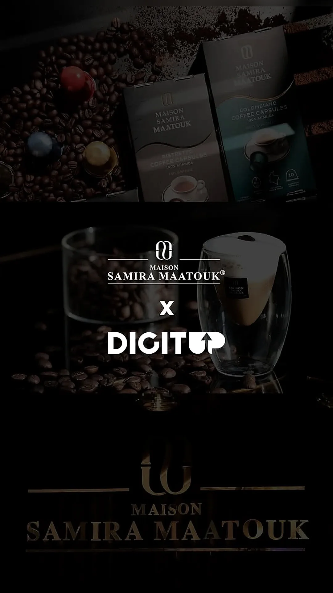 Maison Samira Maatouk × DIGITUP : Café & produits alimentaires